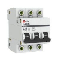 Выключатель автоматический EKF Basic mcb4729-3-32C 3Р 230В 32А