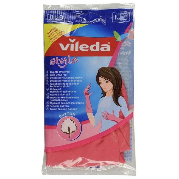 Перчатки Vileda Style Универсал L