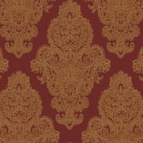 Обои бумажные York Wallcoverings Middlebury II красные ME0121 0.68 м