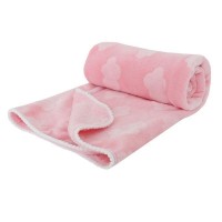 Плед Baby nice MV31321/6RO Облака, 100х140 см, велюр