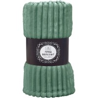Плед Strips 150x200 см велсофт цвет зелёный