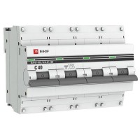 Выключатель автоматический EKF PROxima mcb47100-4-40C-pro 4Р 230В 40А
