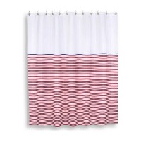 Шторка для ванной комнаты Moroshka Maritime light red xx006-10 180x200см