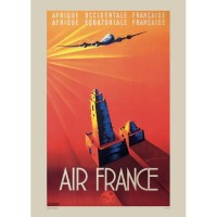 Плакат "34;Просто Постер "34; Air France 50x70 в подарочном тубусе 832511797143
