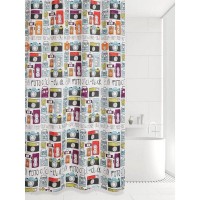 Шторка для ванной комнаты Bath Plus Cameras CH-21259, 180х180 см