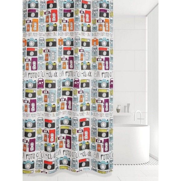 Шторка для ванной комнаты Bath Plus Cameras CH-21259, 180х180 см