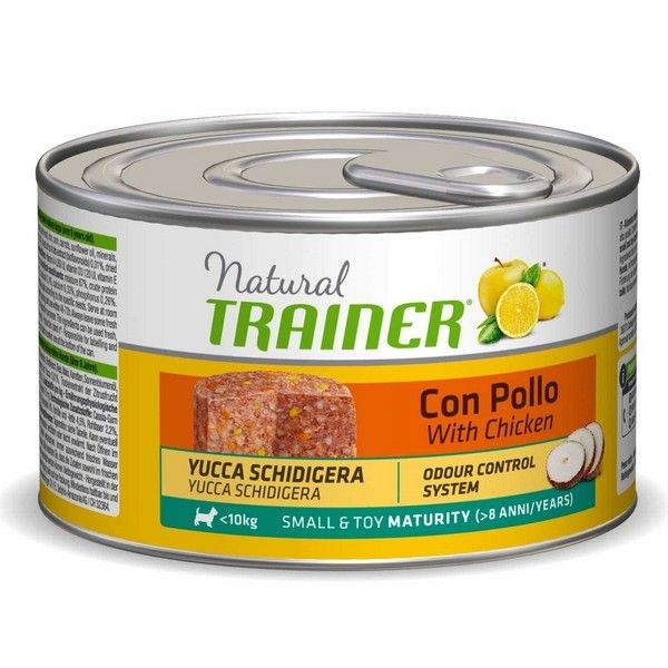 Влажный корм для пожилых собак мелких и миниатюрных пород TRAINER Natural Small&Toy Maturity Курица 150 г