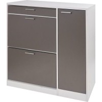Каркас обувницы 95.3x10.3 см, ЛДСП, цвет белый
