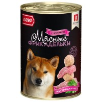 Влажный корм для собак ЗООГУРМАН – МЯСНЫЕ ФРИКАДЕЛЬКИ, с ягненком, 410г
