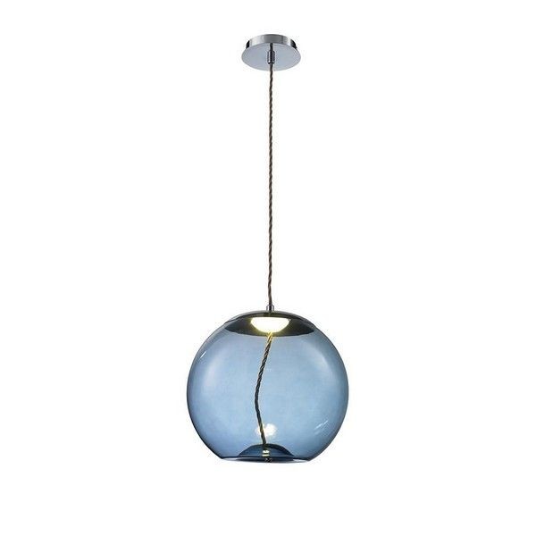 Подвесная люстра светодиодная Lumien Hall Avila LH4110/1PC-CR-BL нейтральный свет 3 м²