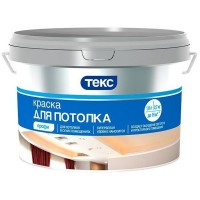 Краска для потолков Текс «Профи» цвет белый 1.8 л