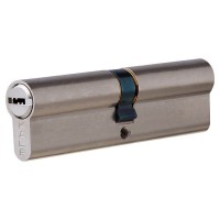 Цилиндр Kale 164BN-100-NP, 45х45 мм, ключ/ключ, цвет никель