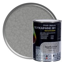 Грунт эмаль по ржавчине 3 в 1 молотковая Dali Special цвет серебристый 0.8 кг