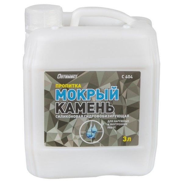 Пропитка Оптимист "34;Мокрый камень "34;, 3 л