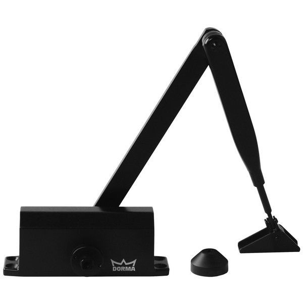 Доводчик дверной Dorma TS Nano Size 2, до 40 кг, алюминий, цвет черный