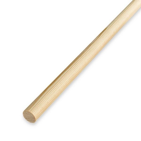 Круглый погонаж КП-15 сращенный L = 1 м