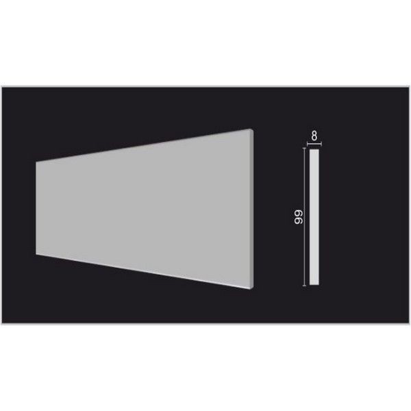 Молдинг стеновой DECOR-DIZAYN DD12 8х2000 мм