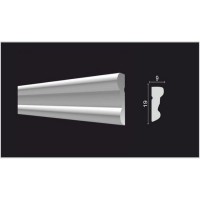 Молдинг стеновой Decor-Dizayn DD25 9х2000 мм дюропласт