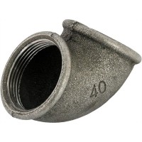 Колено, внутренняя резьба, 1.1/2 "34;, чугун, цвет чёрный