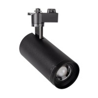 Трековый светильник светодиодный Jazzway PTR 0728 ZOOM 28w 4000K 15-60° BL (чёрный) IP40