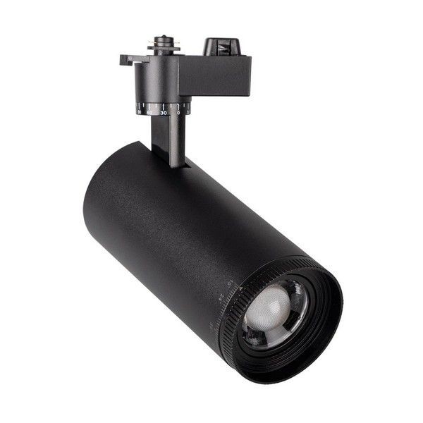 Трековый светильник светодиодный Jazzway PTR 0728 ZOOM 28w 4000K 15-60° BL (чёрный) IP40