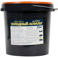 Асфальт холодный 25 кг бак