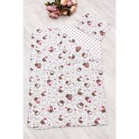 Комплект постельного белья AmaroBaby Time To Sleep в кроватку, бязь 3 предмета