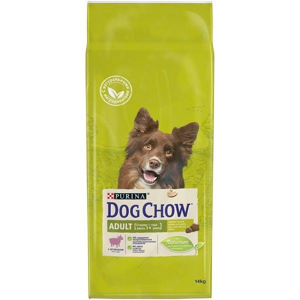 Сухой корм для собак Dog Chow® ягненок и рис, 14 кг