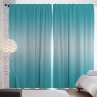 Штора Ambesonne Бирюзовый переход 265 см шсг_23540