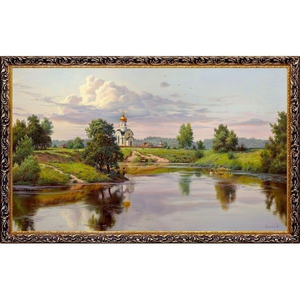Картина на холсте Русская коллекция Русь, 68х108 см