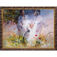 Картина на холсте Русская Коллекция Только мы вдвоём ХВ-х54, 68х88 см