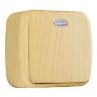 Выключатель EKF Basic Минск EGV10-121-30 Светлый дуб
