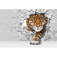 Фотообои DeliceDecor Ягуар 3D Ф 212 400х270 см
