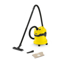 Пылесос Karcher WD 2, 1000 Вт, 12 л