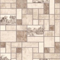 Обои виниловые Home Color Lancaster коричневые HC11011-28 0.53 м