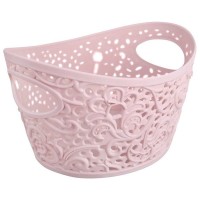 Корзина для хранения idea Кружево М 2376, 9х12х15.7 см