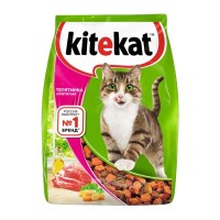 Сухой корм для кошек Kitekat с аппетитной телятинкой, 350г