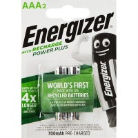 Аккумулятор Energizer Power Plus NH12 BP2 Pre-Ch 700 мА/ч, 2 шт.