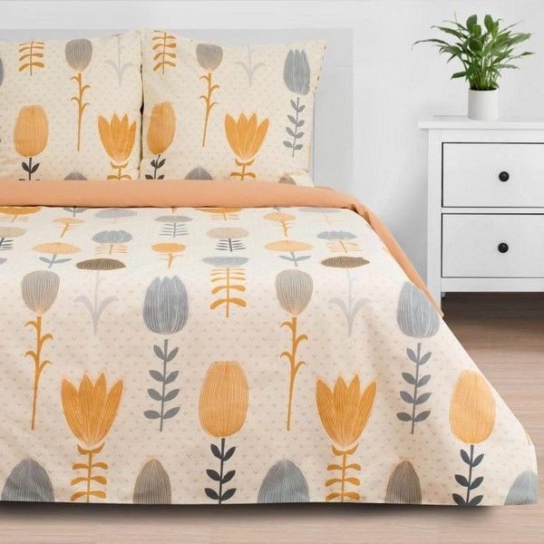 Комплект постельного белья полутораспальный Этель Autumn flowers 4675215, бязь