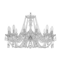 Люстра потолочная Bohemia Ivele Crystal 101.12.240.Ni E14 12 ламп 24 м²