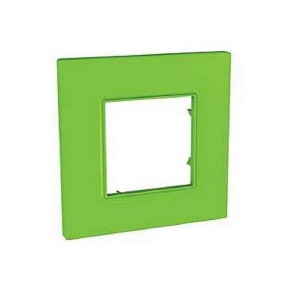 Рамка для розеток Schneider Electric Unica Quadro 1 пост, цвет киви