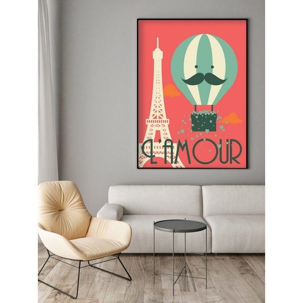 Плакат "34;Просто Постер "34; L’amour 90x120 в подарочном тубусе 794030716841