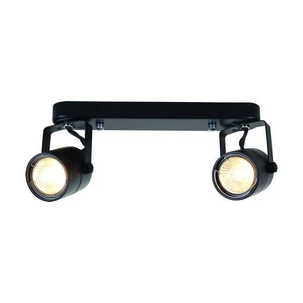 Спот поворотный Arte Lamp Lente A1310PL-2BK цвет черный