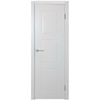 Дверь межкомнатная Британия глухая эмаль цвет белый 70x200 см (с замком)