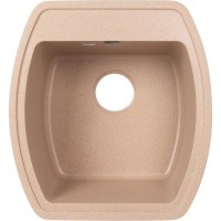 Мойка DELINIA 48х51x20 см, кварц, цвет песочный