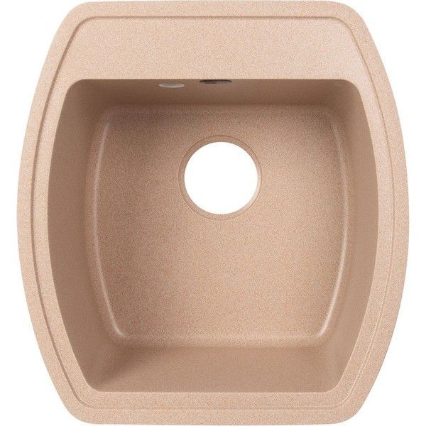 Мойка DELINIA 48х51x20 см, кварц, цвет песочный