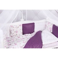 Комплект постельного белья AmaroBaby Амели в кроватку, бязь 15 предметов