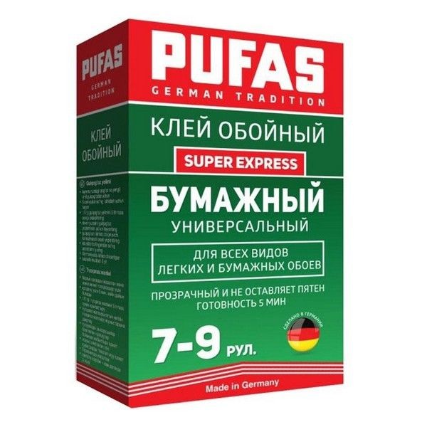 Клей для бумажных обоев Pufas 022018092 25 м²