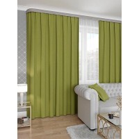 Штора Legrand Канвас 150х260 см, цвет салатовый