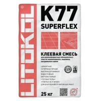 Клей для плитки SUPERFLEX K77, 25 кг